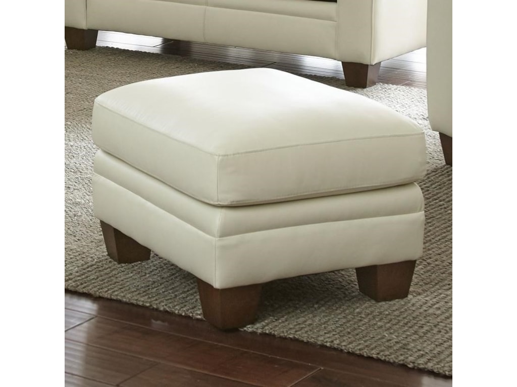 Vendor 3985 Pavarotti Vt900t Transitional Leather Ottoman Becker Vendor 3985 Pavarottiottoman