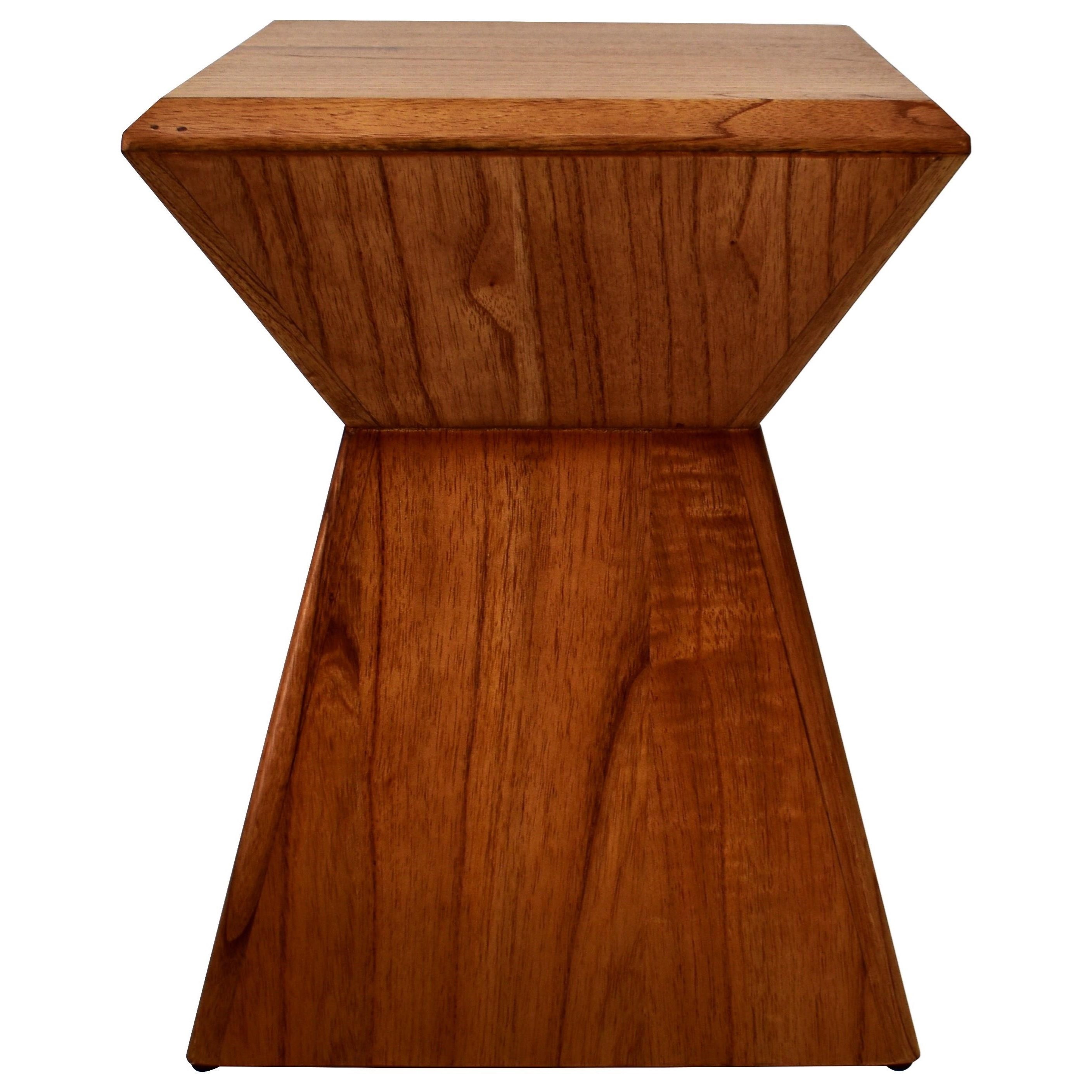 Steve Silver Pratt Ra150at Contemporary Hourglass Shape Wood Accent Table Northeast Factory Direct End Tables
