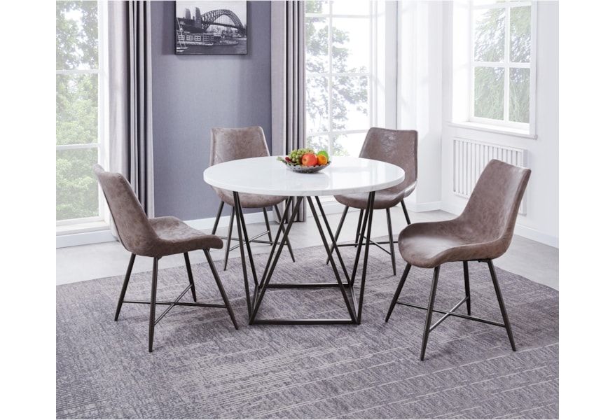 Steve Silver Ramona Rm440wt Contemporary White Marble Top Round Dining Table Northeast Factory Direct Dining Tables Steve Silver Ramona Rm440wt Contemporary White Marble Top Round Dining Table Northeast Factory Direct Dining Tables