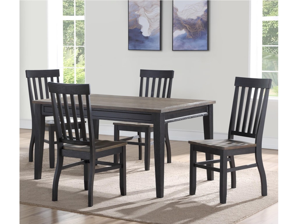Vendor 3985 Raven Casual Five Piece Dining Set Becker Furniture