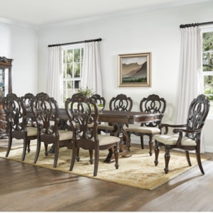 Steve Silver Royale 9 Piece Dining Set Rooms For Less Dining 7 Or More Piece Sets