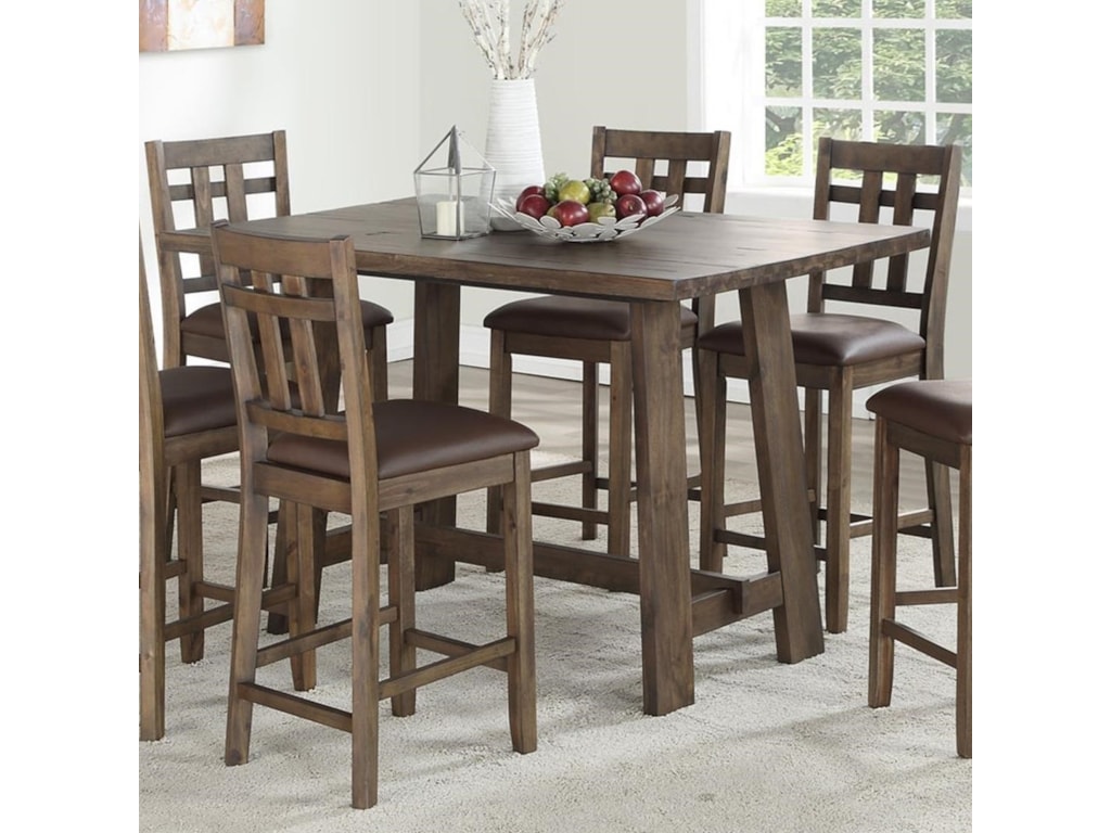 Steve Silver Saranac Rustic 5 Piece Dining Set Wayside Furniture Pub Table And Stool Sets Steve Silver Saranac Rustic 5 Piece Dining Set Wayside Furniture Pub Table And Stool Sets