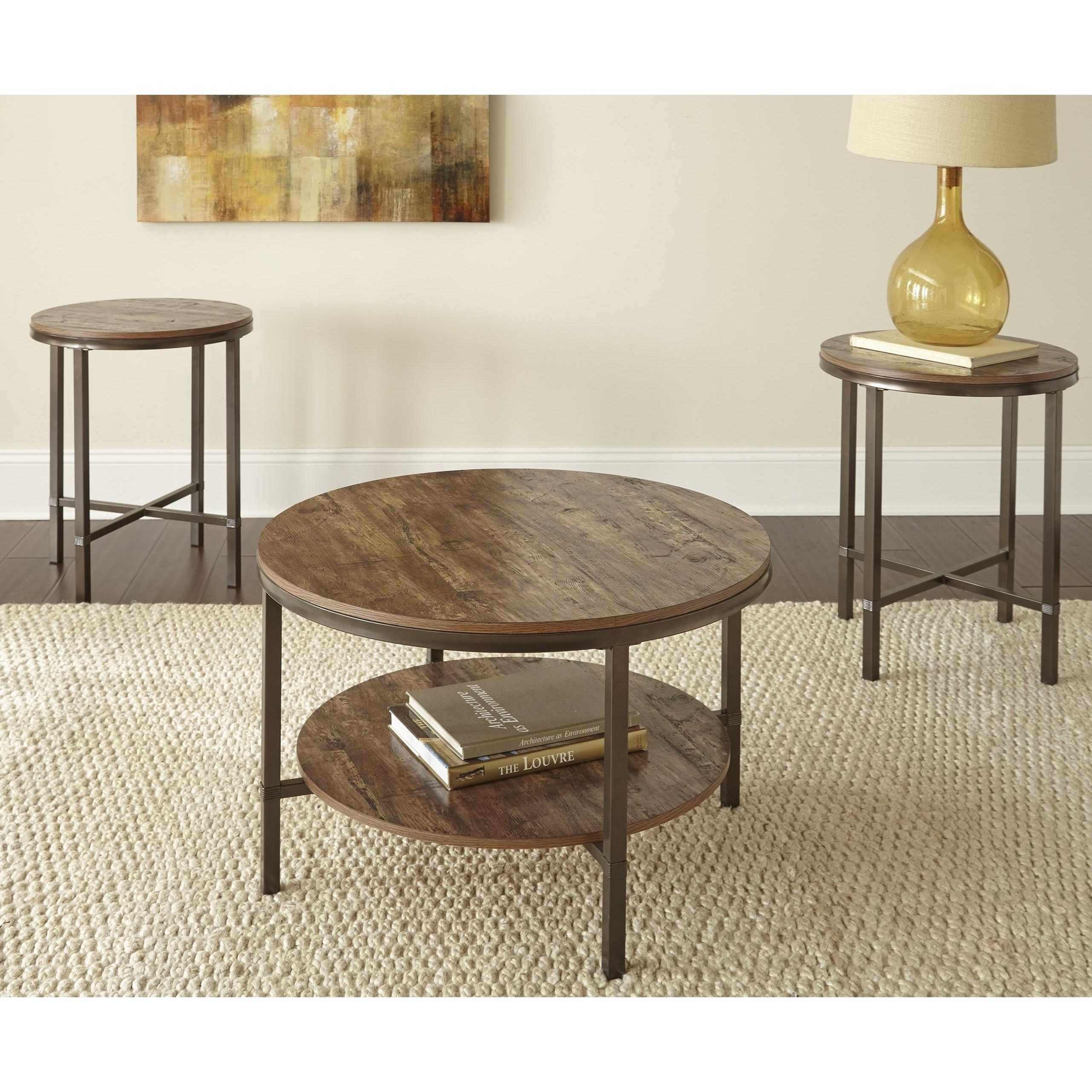 Steve Silver Sedona Se3000a 3 Piece Living Room Table Set Dunk
