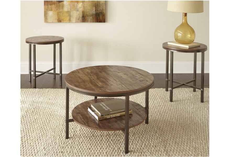 Steve Silver Sedona Se3000a 3 Piece Living Room Table Set Dunk
