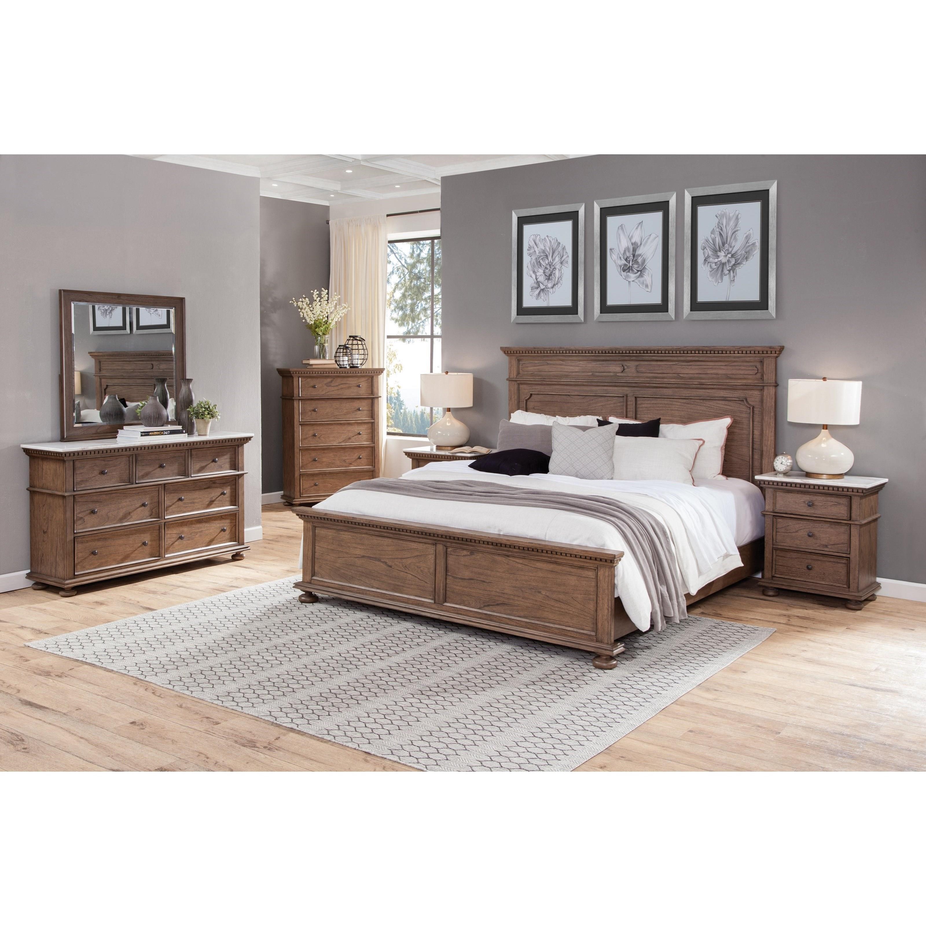 Star Sheffield Sf900dr Transitional Marble Top 7 Drawer Dresser