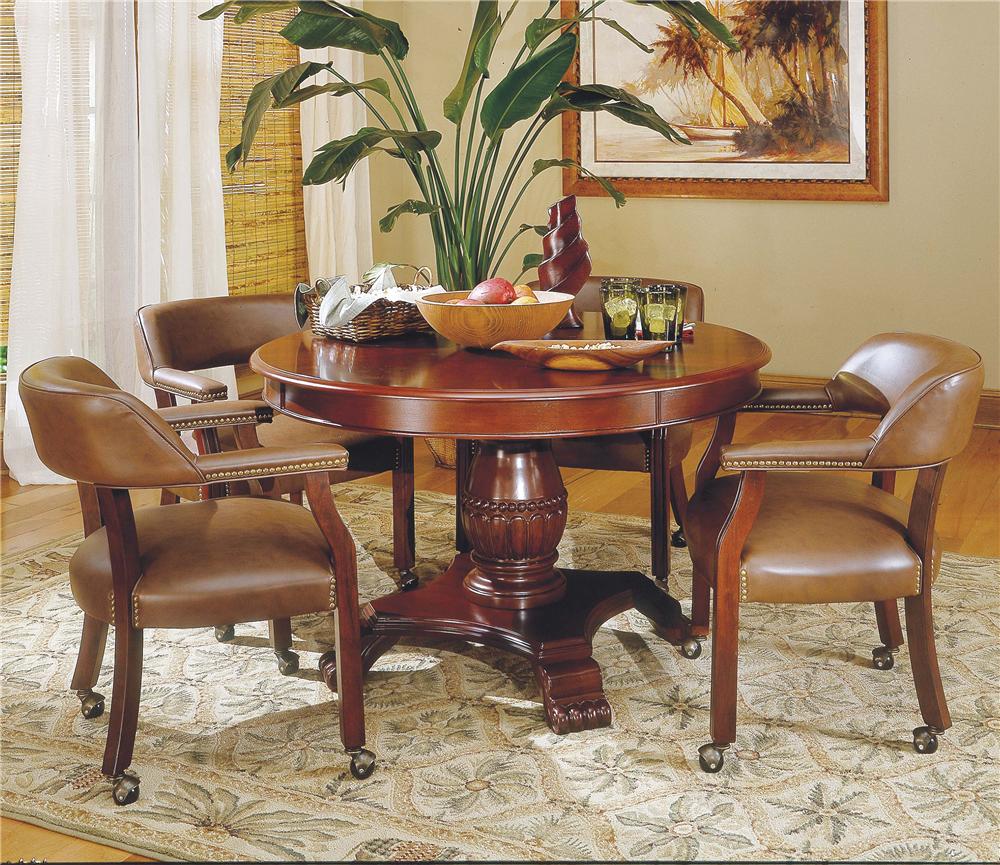 Steve Silver Tournament Tournament Game Arm Chair With Casters