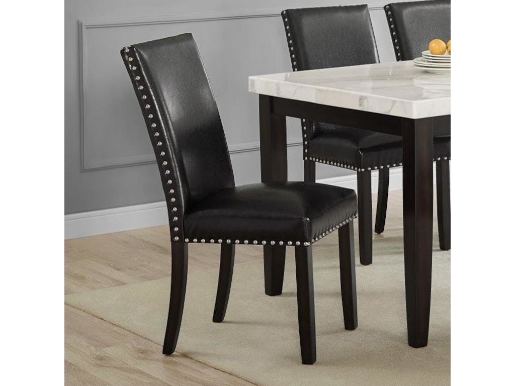 Steve Silver Westby Transitional Side Chair With Nailhead Trim