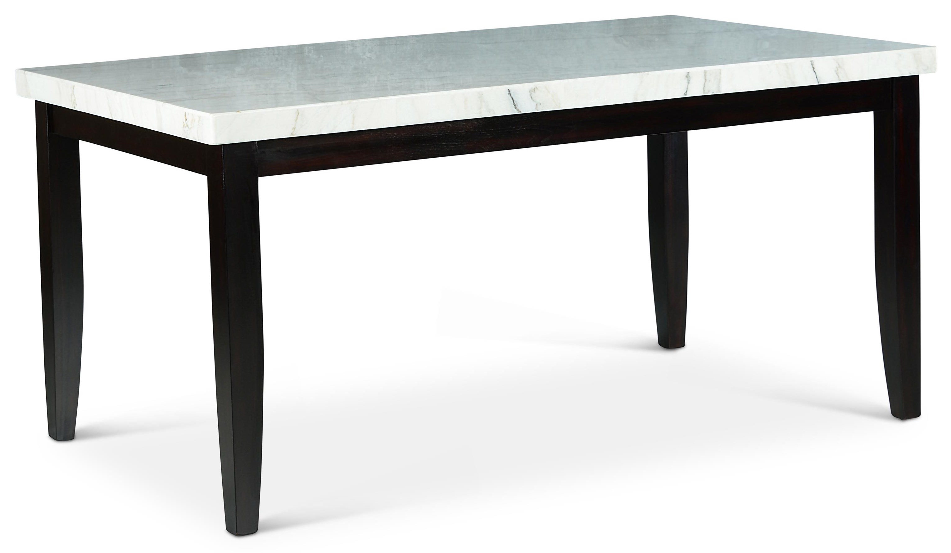 photo Black And White Marble Kitchen Table westby white marble top dining table