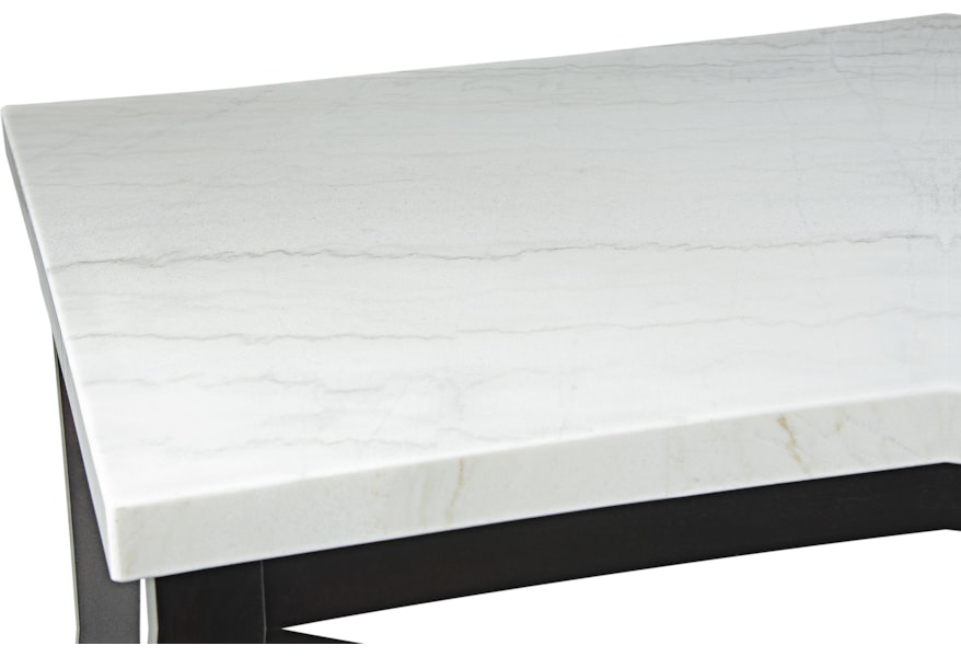Westby Transitional White Marble Top Dining Table Ruby Gordon Home Dining Tables
