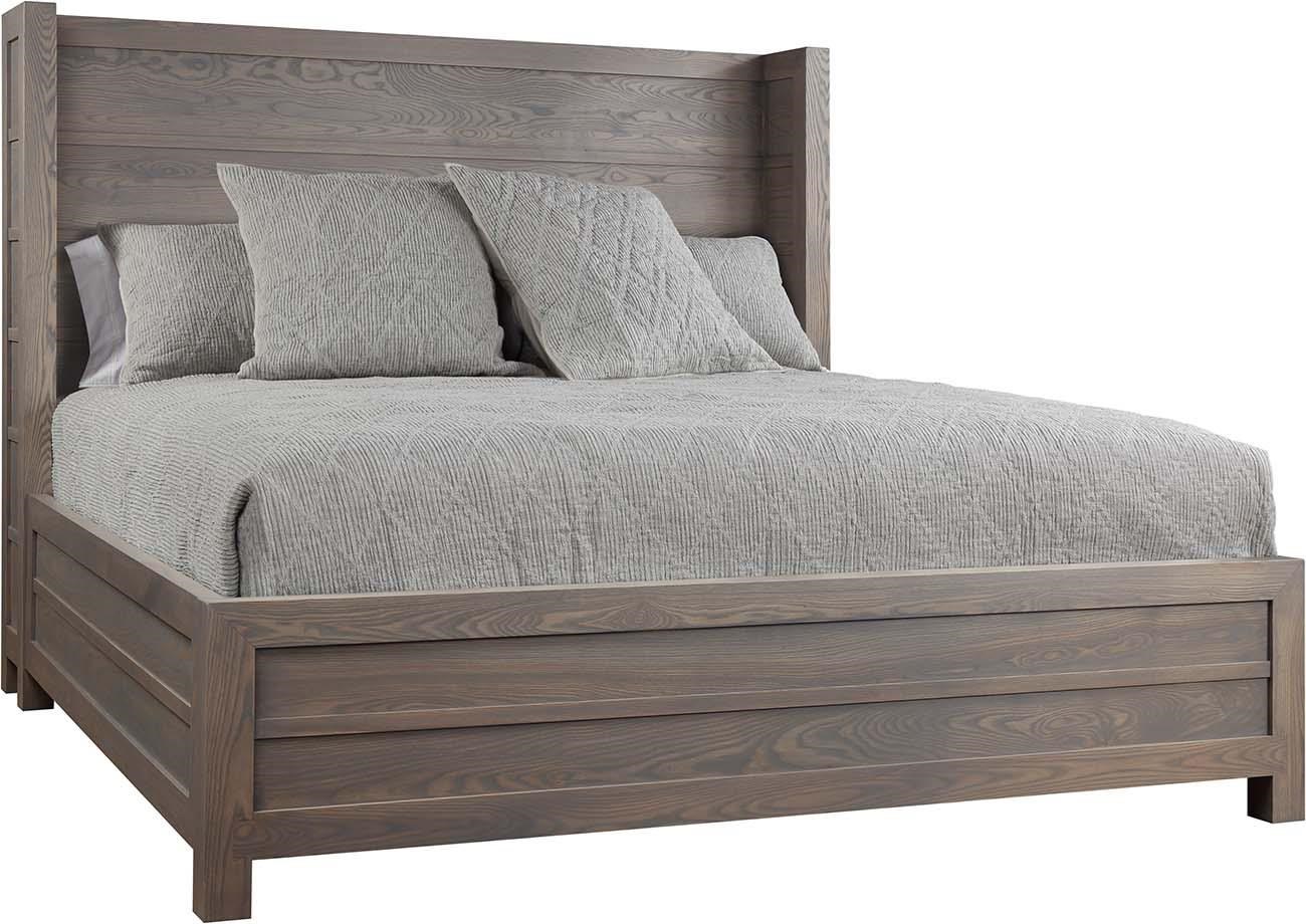 Stickley Grand Lodge Ashwood Bed Shown In Store In A Different
