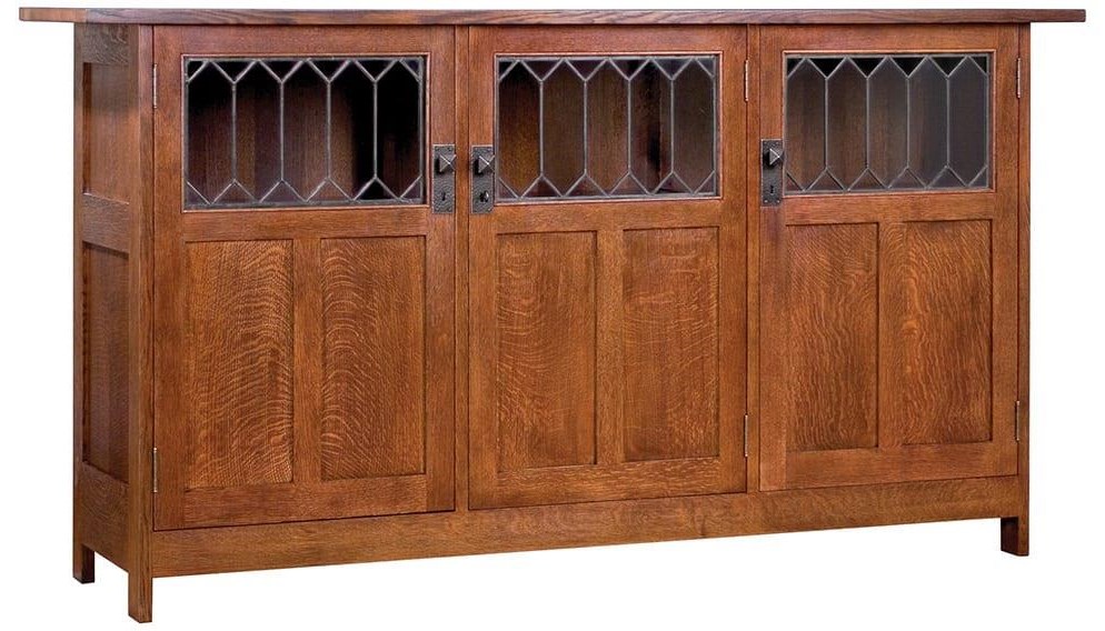 Stickley Oak Mission Classics 3 Door Buffet