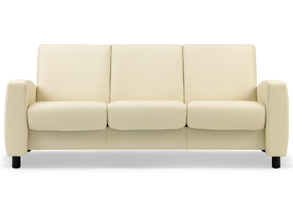 Stressless Arion Low Back Sofa Rotmans Reclining Sofas Arion Low Back Sofa By Stressless