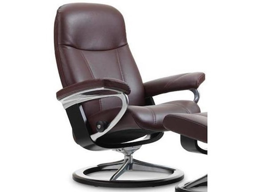 Stressless ConsulSmall Reclining Chair with Signature Base