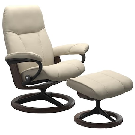 Chair Reclining Sets Ottoman Sprintz Stressless Furniture & | & Ottoman Consul Chair | Consul