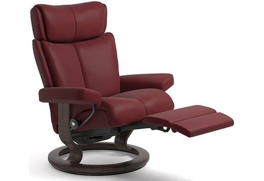 Stressless Magic Medium Legcomfort Chair With Classic Base