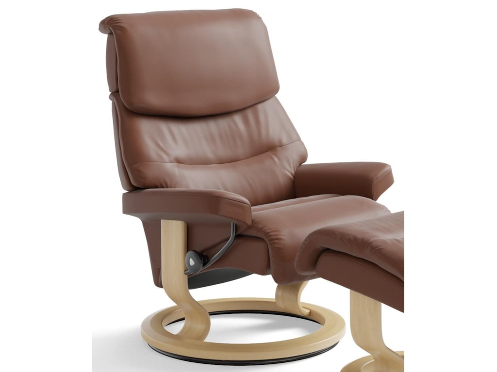 Stressless CapriMedium Reclining Chair with Classic Base