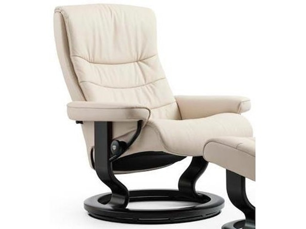 Stressless NordicSmall Reclining Chair with Classic Base