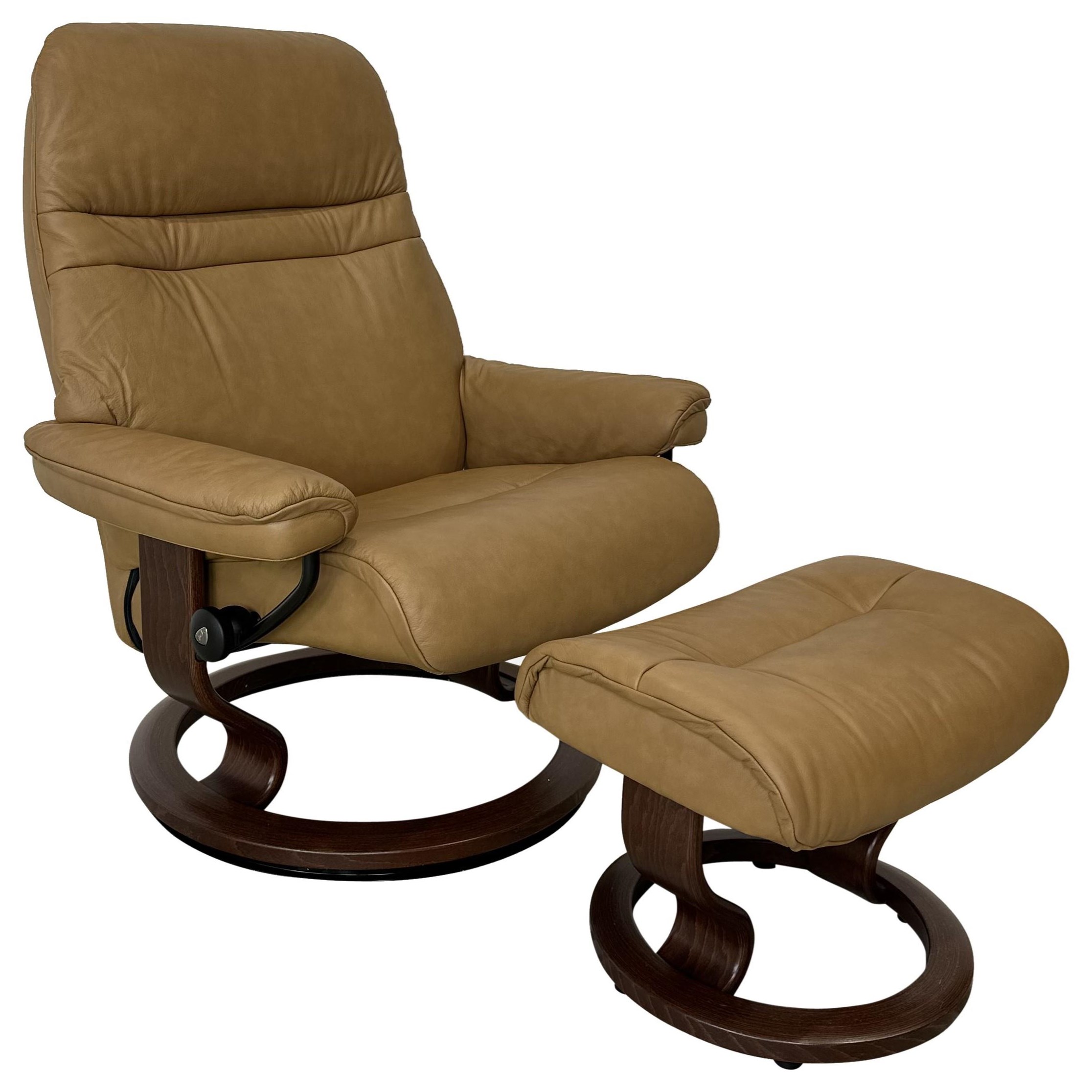 Stressless Sunrise Large Sunrise Chair & Ottoman