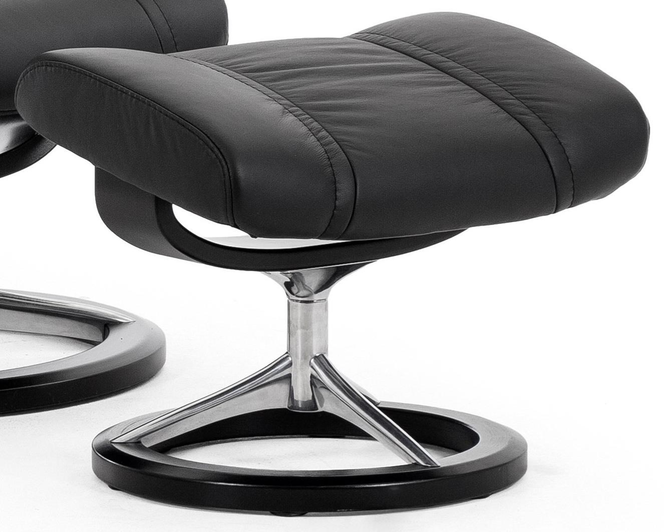 Stressless Wing Signature Base Ottoman Virginia Furniture Market