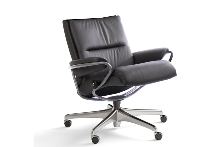 Stressless Tokyo 1352097 Contemporary Low Back Office Chair With