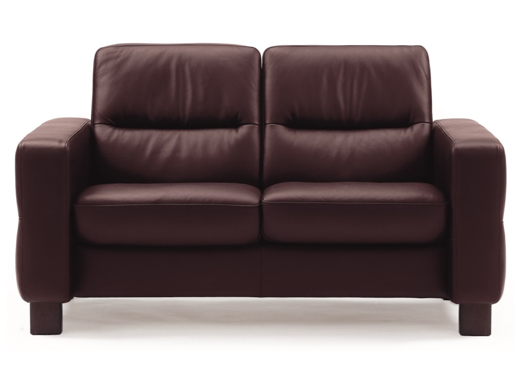 Stressless WaveLow-Back Reclining Loveseat
