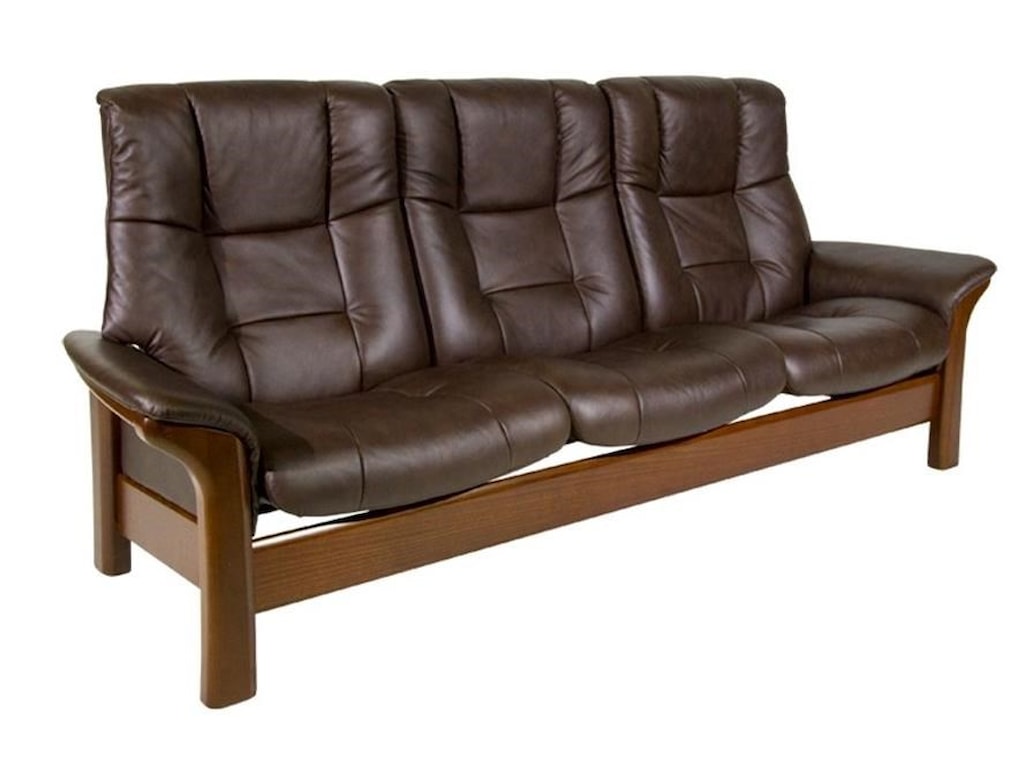Stressless Buckingham High Back 3 Seater Reclining Sofa 3 Seater Reclining Sofa