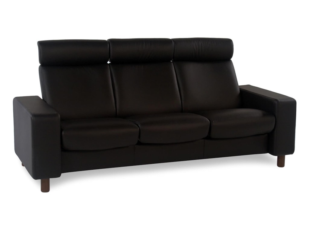 Stressless By Ekornes Pause 3 Seat High Back Sofa Paloma Stressless By Ekornes Pause3 Seat High Back Sofa