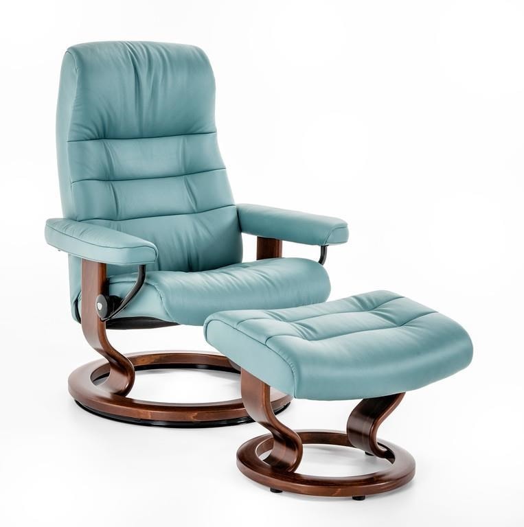 stressless by ekornes stressless recliners 1255415 paloma aqua brn