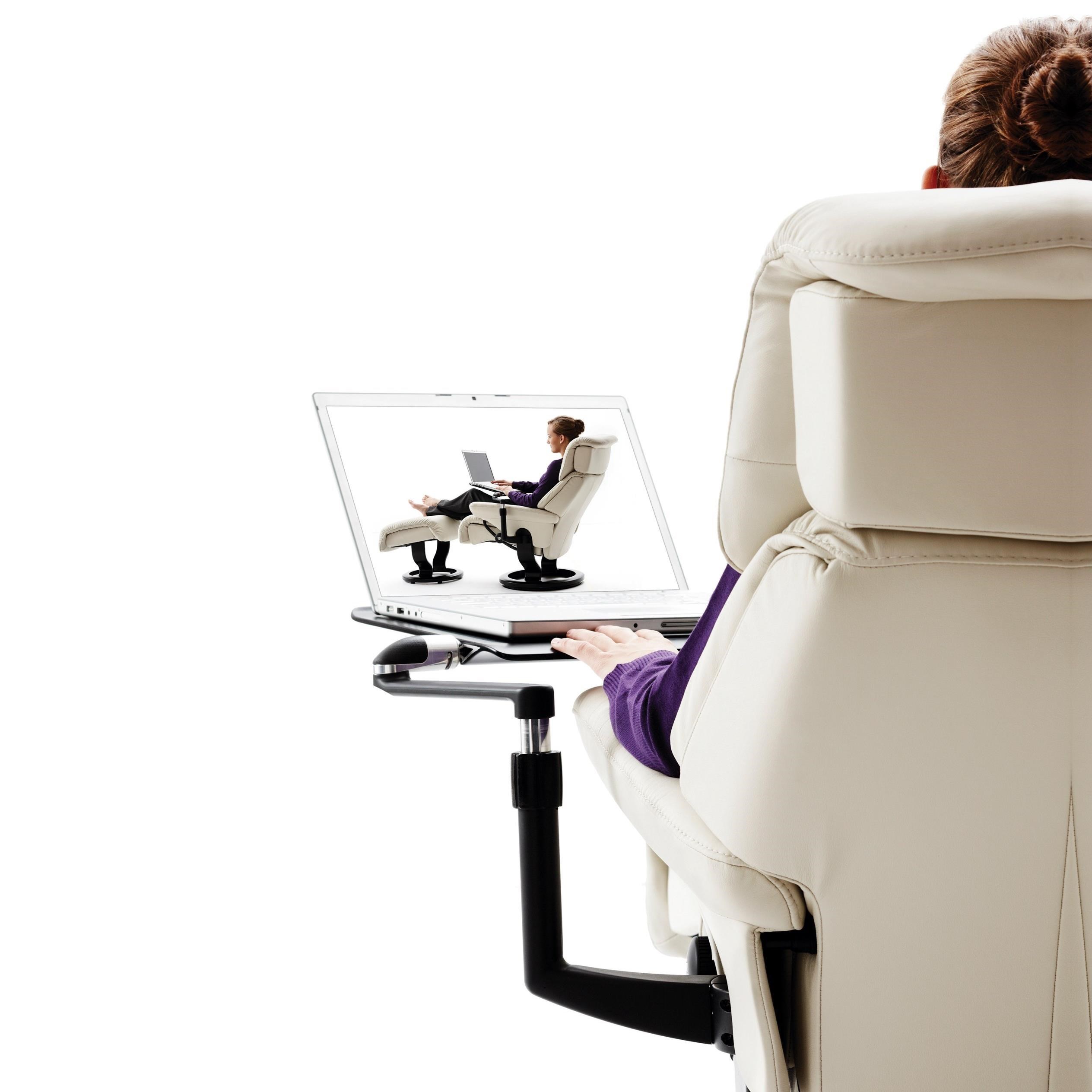 Stressless By Ekornes Tables Computer Table With Swing Reid S Furniture End Tables