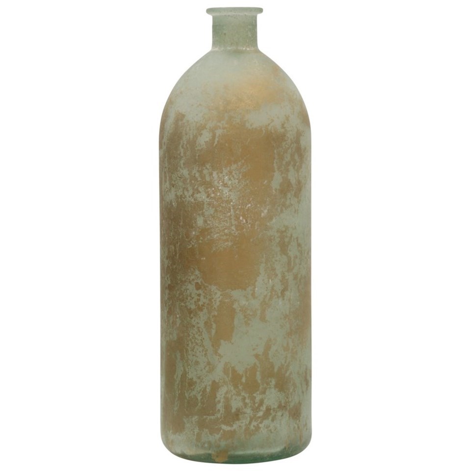 Frosted Recycled Glass Vase