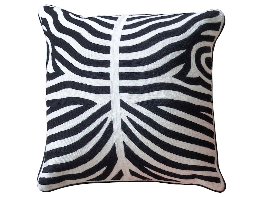 Stylecraft Accessories Black And White Zebra Patterned Accent
