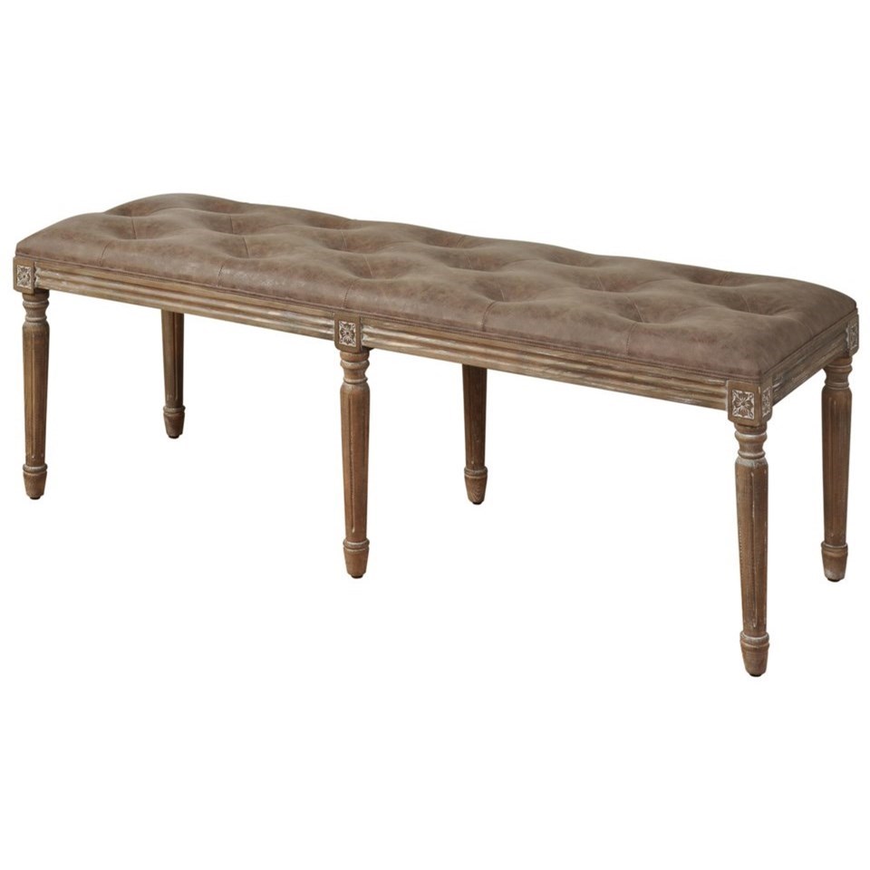 LXVI Tufted Accent Bench