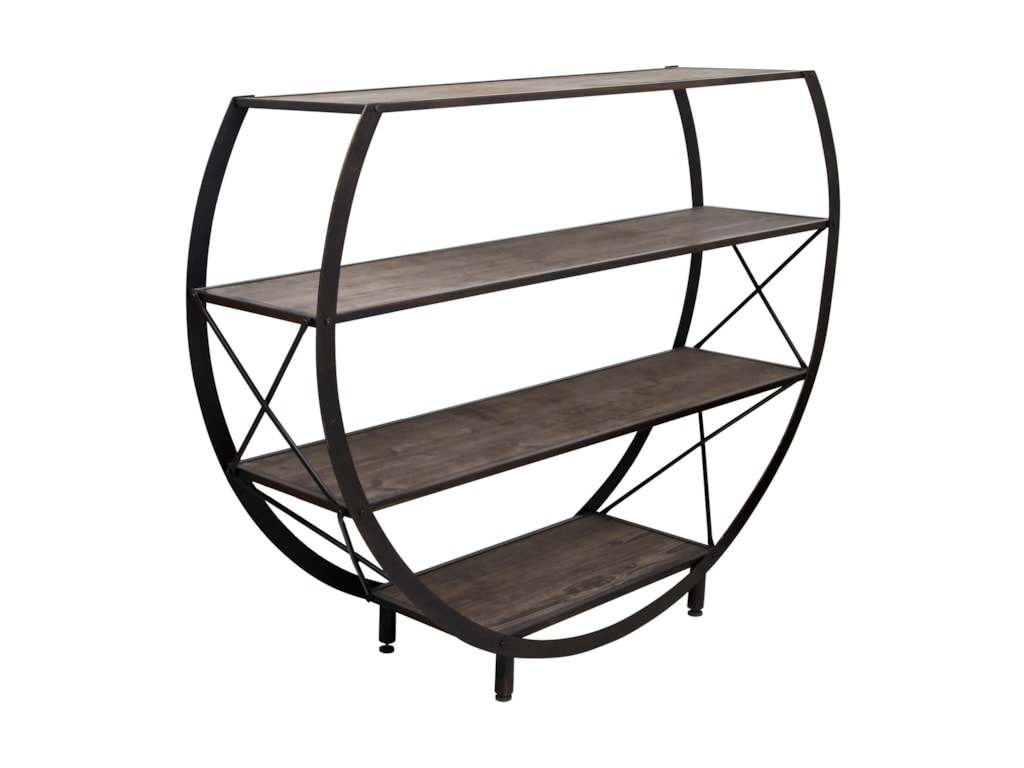 StyleCraft BookshelvesSanta Monica Circle Bookshelf