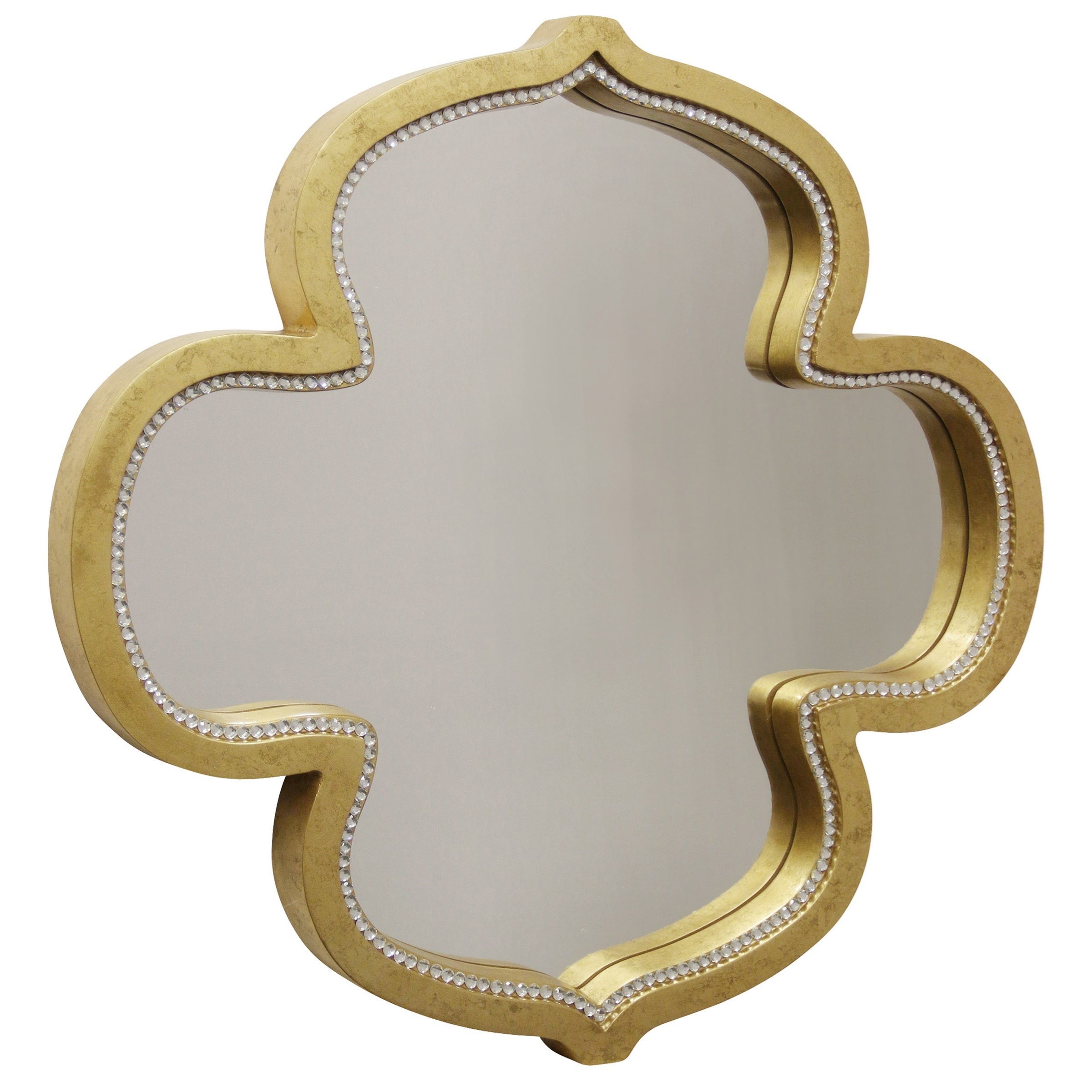 Gold Kathleen Mirror With Clear Glass