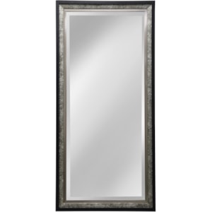 Stylecraft Mirrors Silver And Black Wood Framed Mirror Wilcox