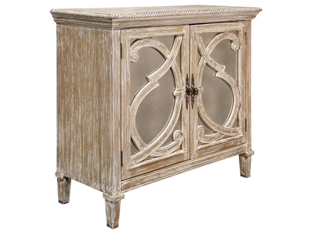 Stylecraft Occasional Cabinets Dca6630 Na 2 Door Antique Mirrored Stylecraft Occasional Cabinetsna 2 Door Antique Mirrored Cabinet