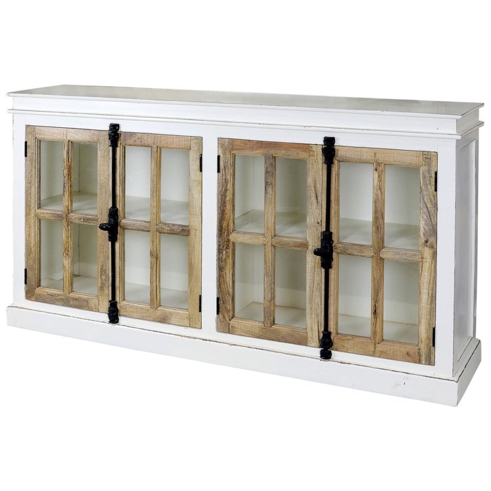 Stylecraft Occasional Cabinets Tucker Vintage Farmhouse Credenza