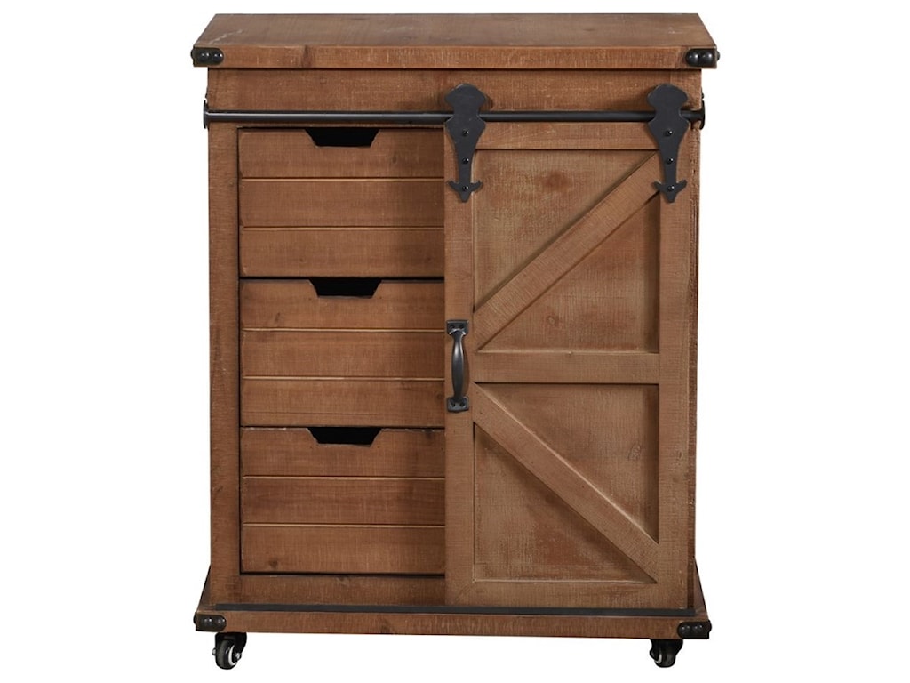 Stylecraft Occasional Cabinets Sf25207 Graham Industrial Cabinet