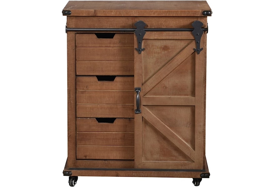 Stylecraft Occasional Cabinets Graham Industrial Cabinet With