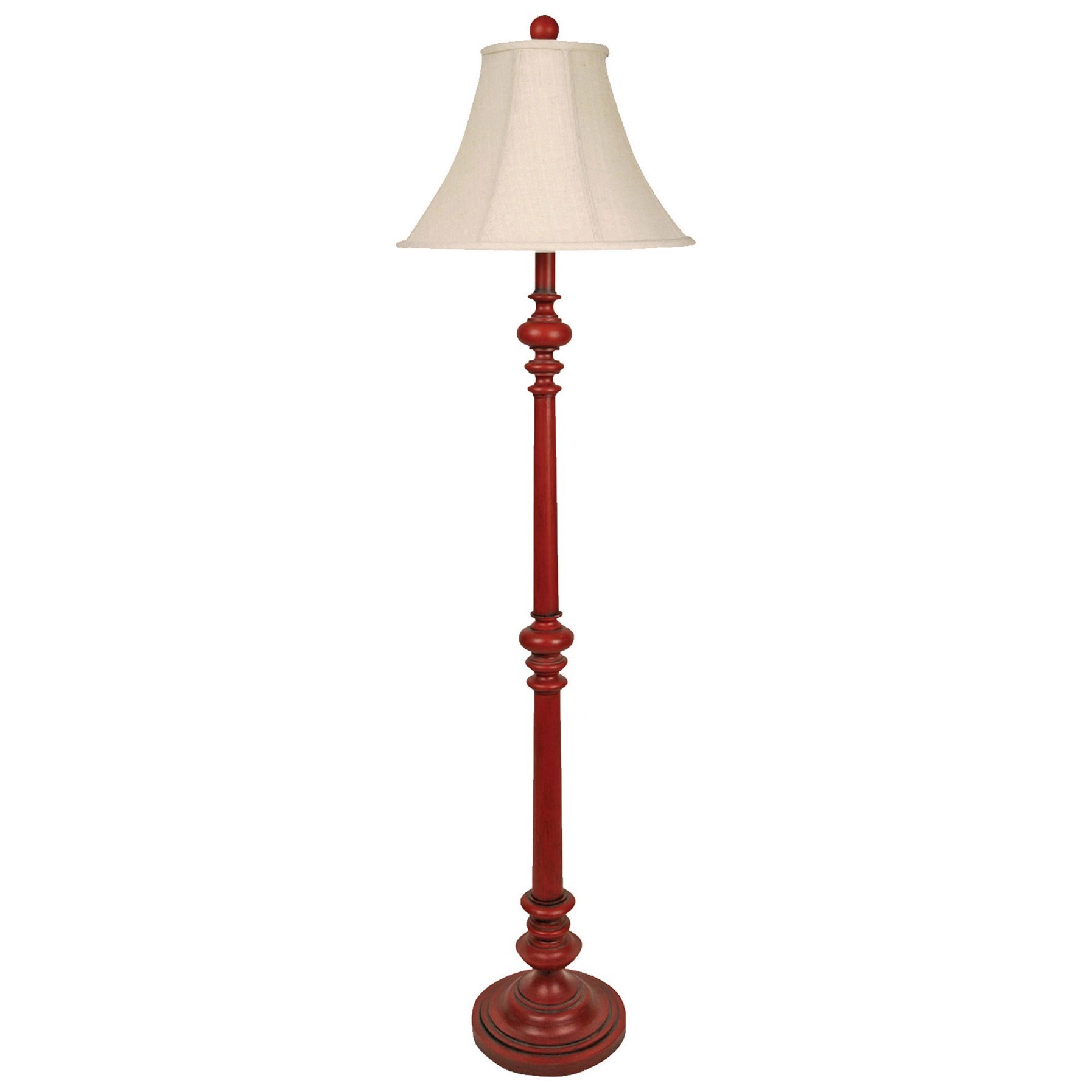 Stylecraft Lamps Nantucket Red Floor Lamp Dream Home Interiors