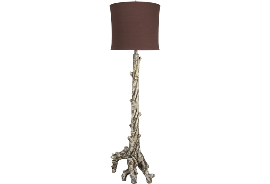 Stylecraft Lamps Floor Lamp With Tree Base Westrich Furniture Appliances Floor Lamps