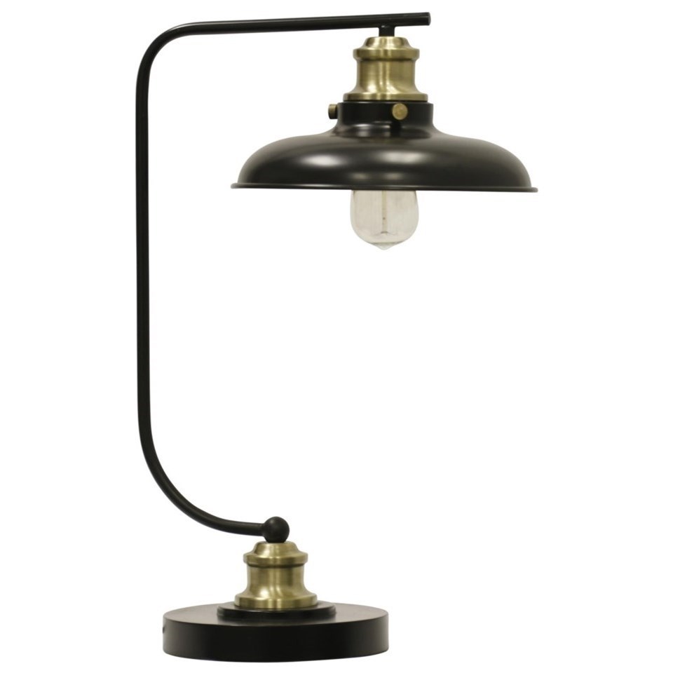 Arvin Gold Industrial Desk Lamp
