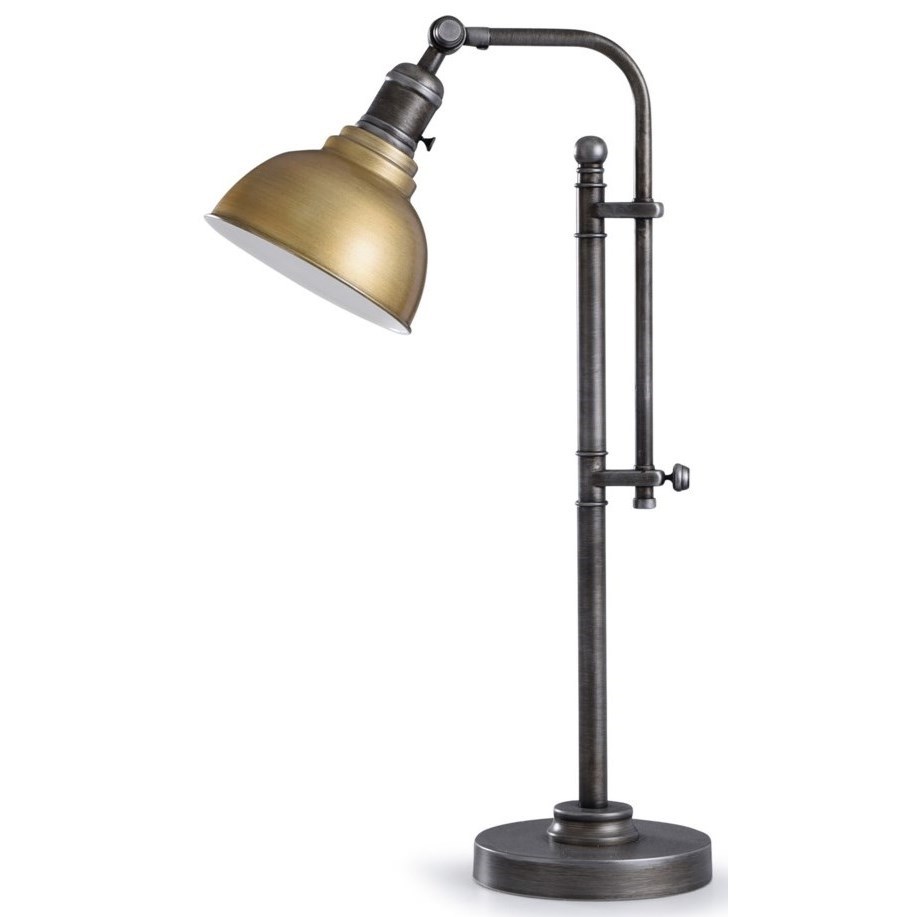 Lofton Gold Table Lamp w/ Adjustable Shade