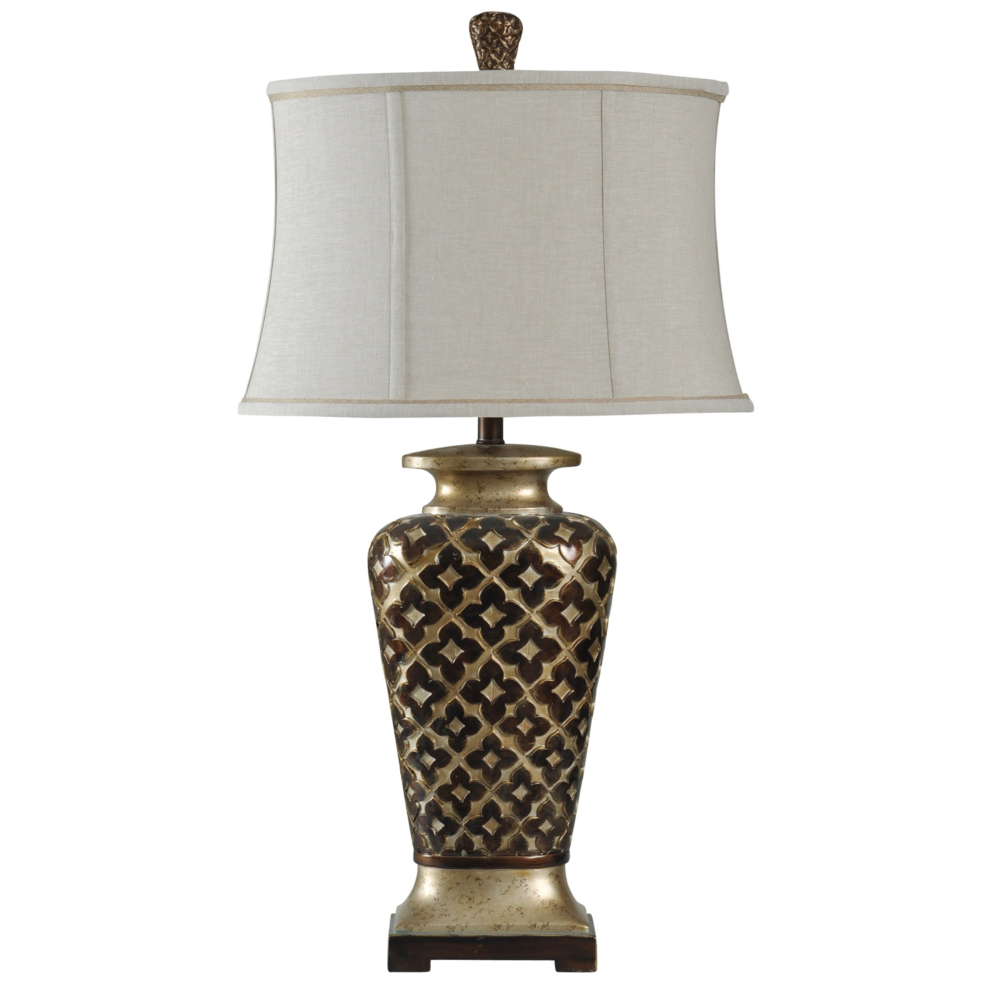 Stylecraft Lamps Traditional Raise Patterned Lamp Westrich