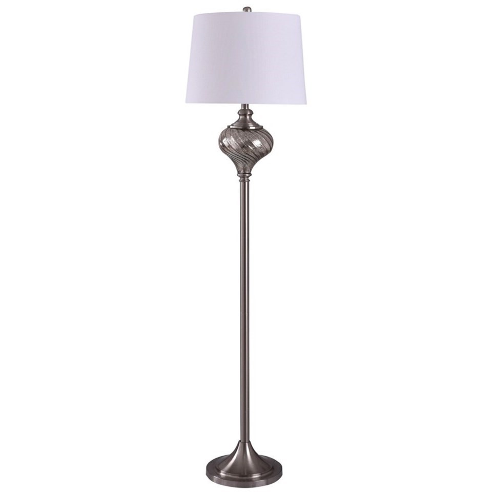 Stylecraft Lamps L718358 Northday Floor Lamp W Built In Led Night