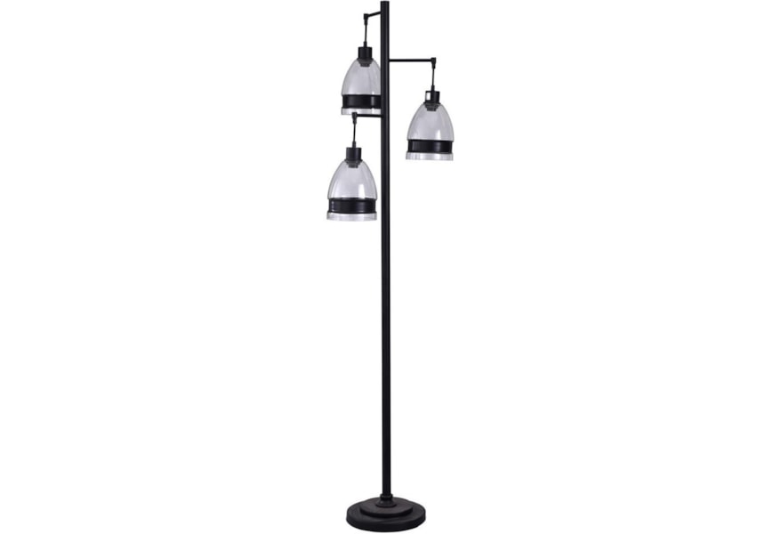 Lamps 72 Glass Steel Table Lamp