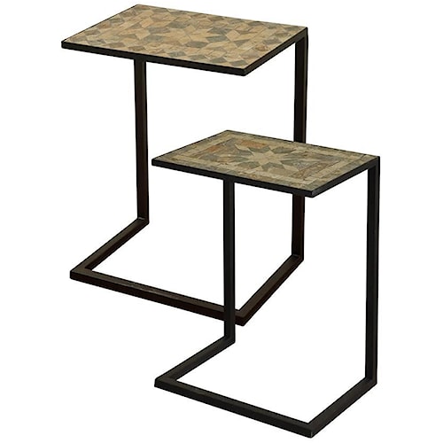stylecraft tables accent table set boulevard home furnishings