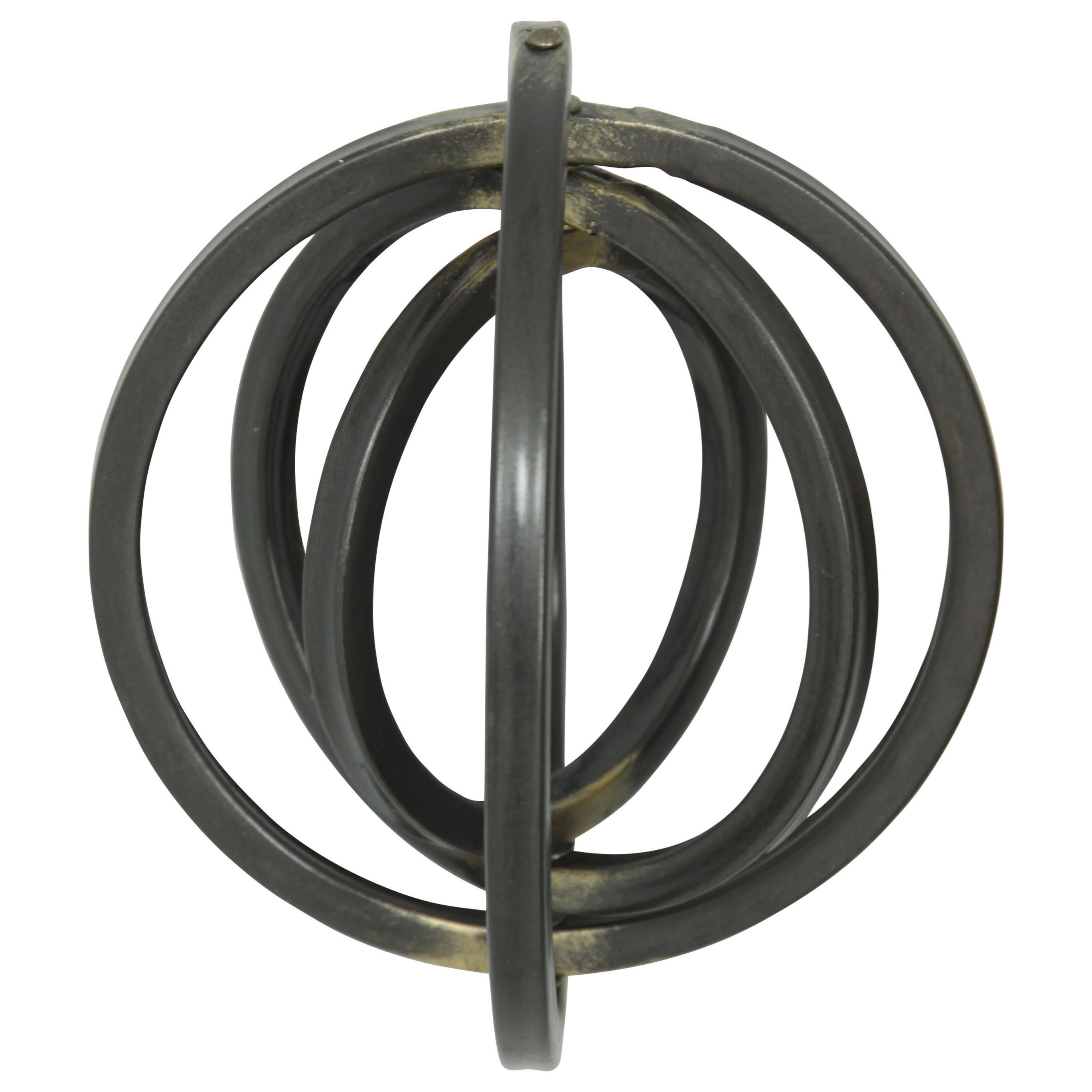 Stylecraft Wall Decor Black Metal Rotatable Wall Sculpture