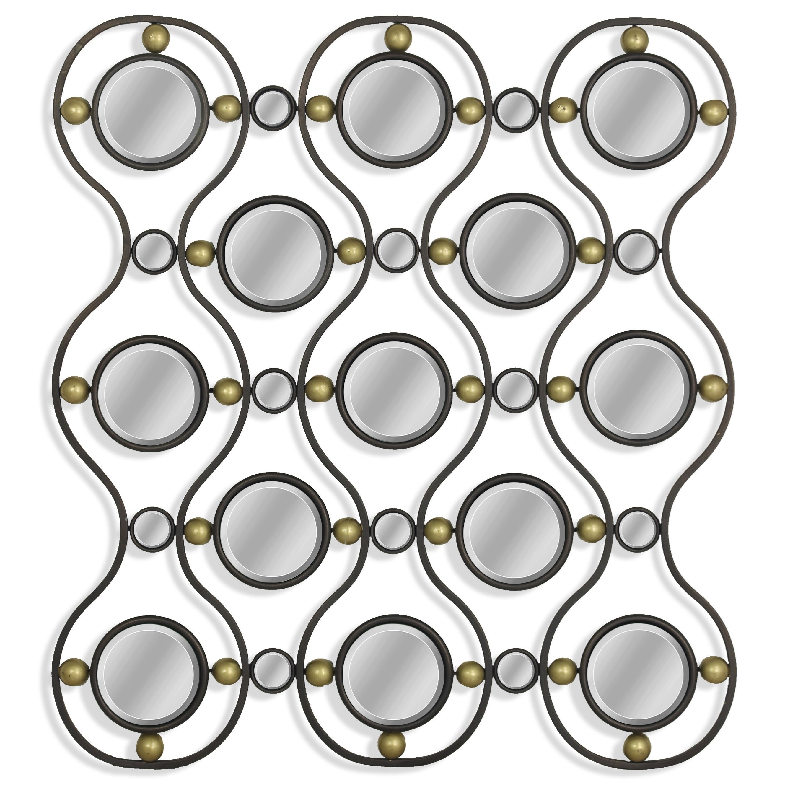 Stylecraft Wall Decor Metal Wall Decor In Gold Finish With Small