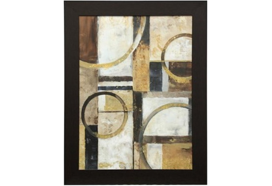 Stylecraft Wall Decor Contemporary Geometric Wall Art With Black